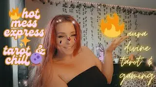 ✨ #hotmess tarot & chill 🔮✨ #tarot #paidreadings available all stream long ❤️ #art #love #goodvibes