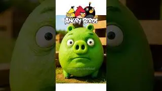 🐷angry birds REALISTA 🐤🗿 en la VIDA REAL 😎 LIKE para PARTE 2 👍