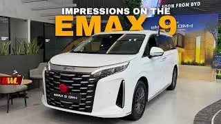 Impressions on the BYD Emax 9 DM-i Advanced Variant