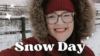 NOSTALGIC SNOW DAY: Creating a Cozy Winter Day, Holiday Movies, Baking Christmas Cookies, & more✨❄️