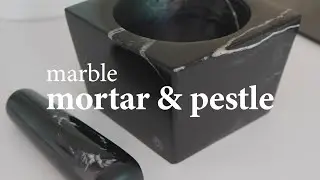 Presenting: Marble mortar & pestle
