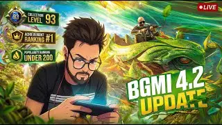 BGMI 4.2 Update LIVE 🔥 New Map, Features & Intense Gameplay | BGMI Live