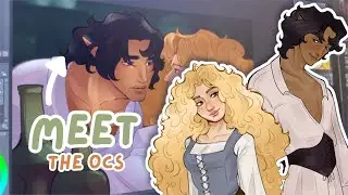 meet the ocs | my fantasy characters + their lore | draw with me