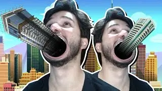 EU SOU O MELHOR ENGOLIDOR DE PRÉDIOS DO MUNDO! - Hole.io