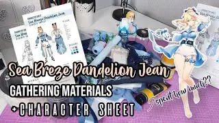 Sea Breeze Dandelion Jean Cosplay Tutorial Part 1: Gathering Materials