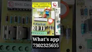 #Short|Automatic voltage stabilizer pcb board|Microcontroller kit
