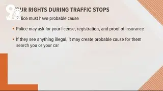 Know your rights: What are you required to do during a traffic stop?