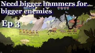 Goblin Stone - Lets Play Ep 3 - First boss - Base building - Upgrading goblins ? Fun but grindy