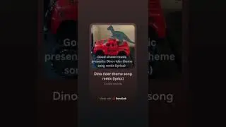 Dino rider theme song remix (lyrics) #dinogame