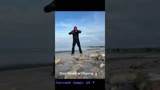 Here&rsquo;s how to warm up in freezing weather, qigong style! ?#qigong #qigongeveryday #destress #qigongp
