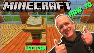 How to CRAFT and USE a LECTERN in Minecraft