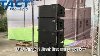 single 10 inch line array speaker system  for indoor outdoor event