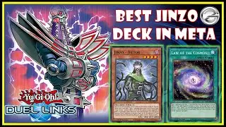 Yugioh Duel Links | Best Jinzo Deck Combo With Desperado Barrel Dragon & Roba Skill | 遊戯王デュエルリンクス