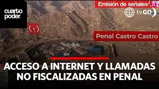 Antenas de internet informales permiten a los presos continuar sus fechorías | Cuarto Poder | Perú