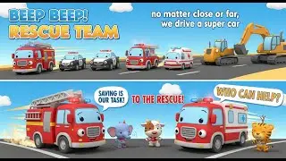 Rescue Team to the Rescue! 🚒 Fire Truck, Police & Ambulance | Nursery Rhymes | Lalafun