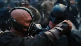 The Dark Knight Rises   Second Bane vs  Batman Fight HD IMAX