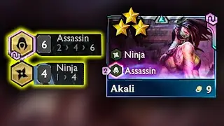 AKALI ⭐⭐⭐ ft. 6 Assassin 4 Ninja | Set Revival 4.5 | Teamfight Tactics