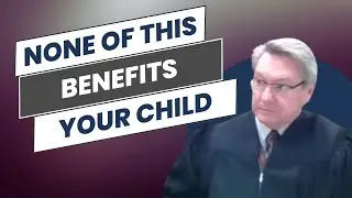 Judge Wolfe Hears DUELING CRIMINAL CONTEMPT COMPLAINTS From Divorced Couple With 4 Year Old Child