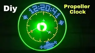 How to make propeller clock at home