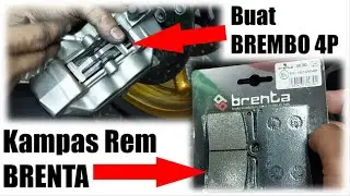 Kampas Rem BRENTA Untuk BREMBO 4P