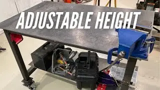 Making a Height Adjustable Welding Table