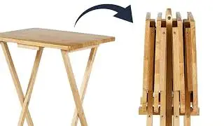 TV Dinners Just Got Classy! Amazon Basics Foldable Tray Table Set