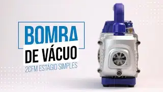 Bomba De V&aacute;cuo 2cfm Est&aacute;gio Simples Hiatsu VPH120 Bivolt