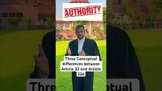 Three conceptual differences between Article 32 and Article 226 l Pawan Reley