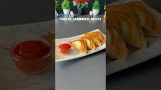 Viral crispy potato sandwich recipe #shorts #recipe #sandwich #crispy #potato