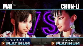 SF6 (M) Mai vs (M) Chun-li 8-Jan-2026 - Platinum Ranked Match