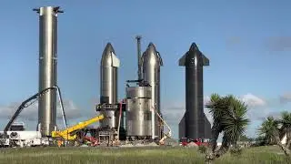 fit testing at the Build site SpaceX starbase Texas