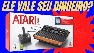 Testei o NOVO ATARI 2600+ Vale a pena? Veja antes de Comprar! Atari 2600Plus