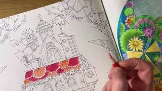 Colouring in Magical Jungle by Johanna Basford: Part 1