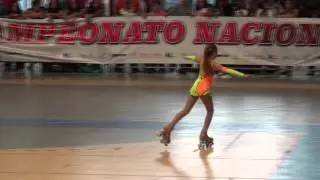 patinaje artistico en el plan sexenal emily castellanos  waka waka campeonato nacional 2015