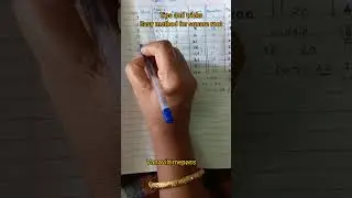 Tips and tricks / easy method for square root / easy square root / maths tricks / vanaviltimepass /
