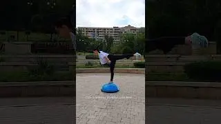 Bosu workout #bosuworkout #shorts #core #coreworkout #balanceworkout #bosuballworkout  #bosuball