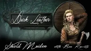 Nuts Planet Shield Maiden - Part 7 - Painting Dark Leather