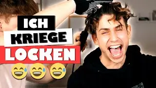 Ich bekomme zum 1. Mal KRASSE Locken...😅😅😅 Ups... (+ schneiden & färben) | Kostas x NICO