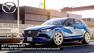 GT7 Update 1.57: Mazda CX-30 customizations and exhaust sounds