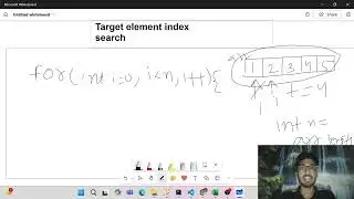 Target element index || Binary Search || Linear Search || DSA