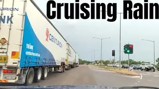 Dash Cam Cruising *LOUD* Winnellie to Zuccoli, Darwin Australia- Wet Rain Drive 28/01/2026