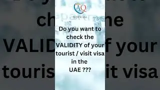 How do you check your UAE tourist / Visit Visa Expiry?