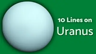 Uranus - 10 Lines on Uranus | TeachMeYT