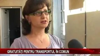 Gratuitati pentru transportul in comun