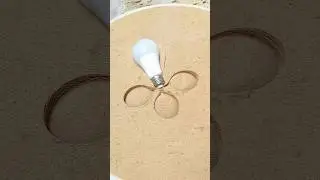 #art #metal #shorts #satisfying #amazing #diy EP-27 تصميم قالب رملي على شكل لمبة بصب المعدن