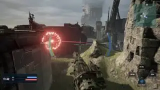 Dreadnought PS4 Closed Beta Tier 3 Sniper Vucari gameplay