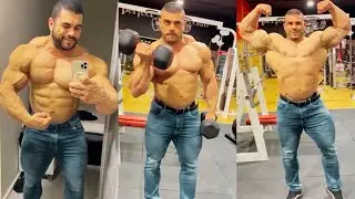 Middle East Bodybuilder Muscle Flexing #59