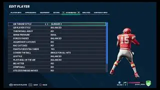 Madden 21 Player Ratings: Patrick Mahomes