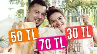 EN PAHALI MENÜLERİ DENEDİK! ( Mc Donalds, Burger King, KFC )