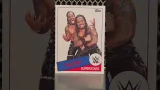 Usos Jimmy Jey Uso WWE 2015 Topps Heritage wrestling card the Bloodline Young fellas future stars